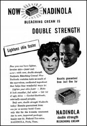 Nadinola bleaching cream advertisement